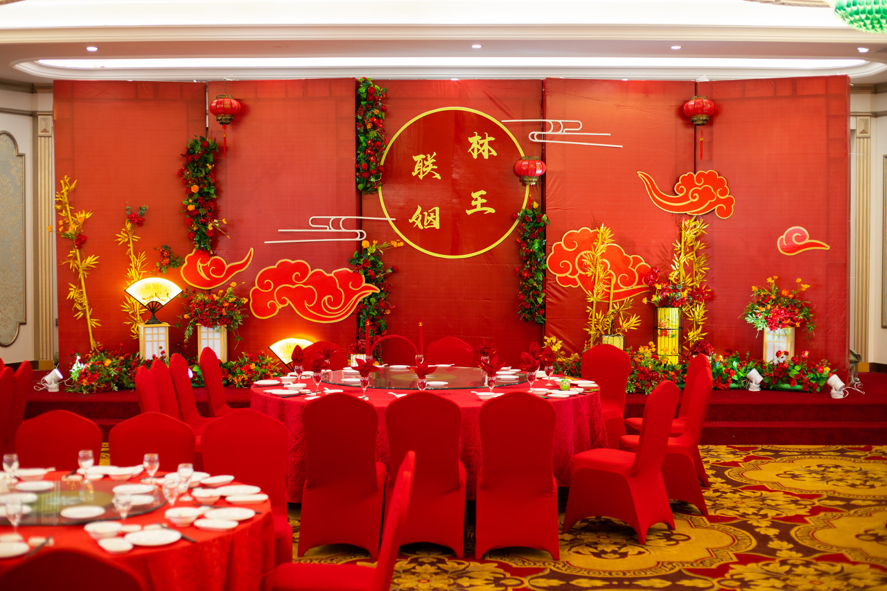 国庆节结婚场景